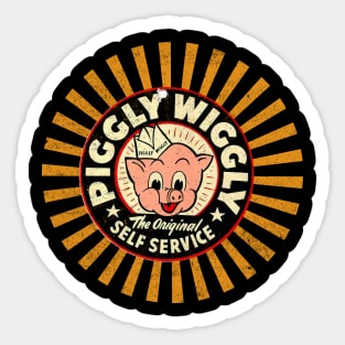 Piggly Wiggly - Vintage Sticker